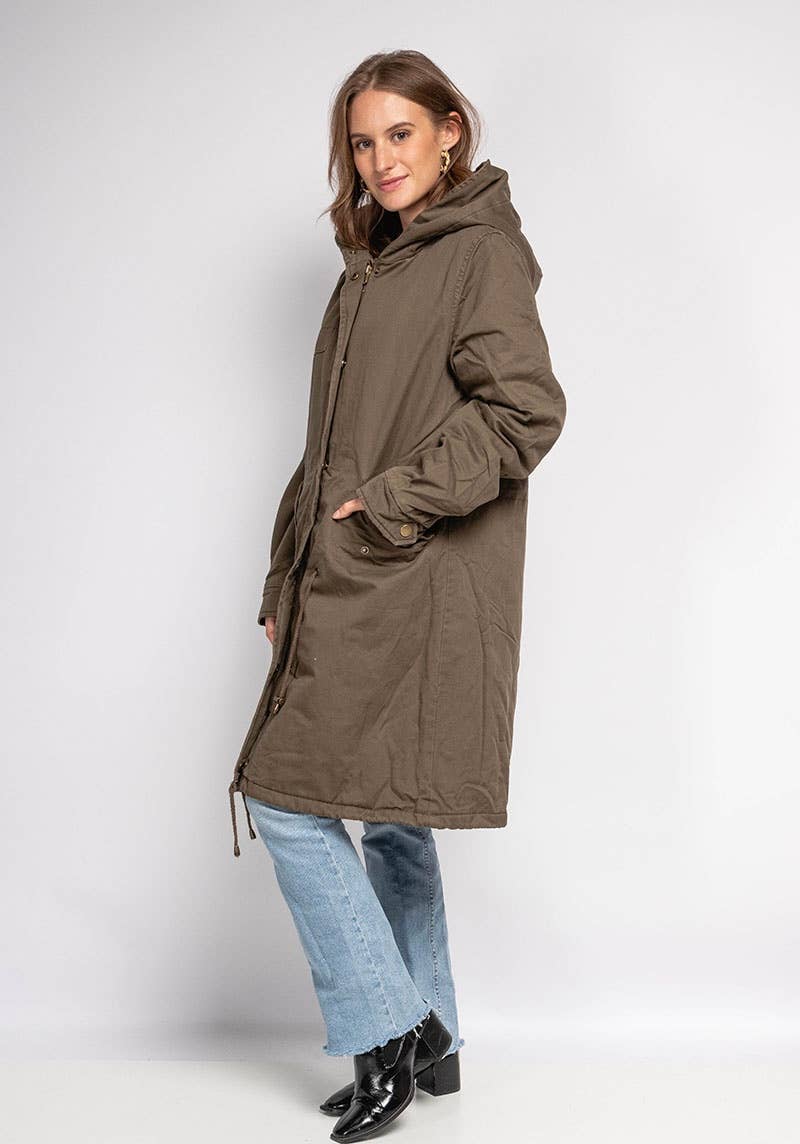 WOMEN'S PARKA, FALL WINTER CLOTHING BASIC 623