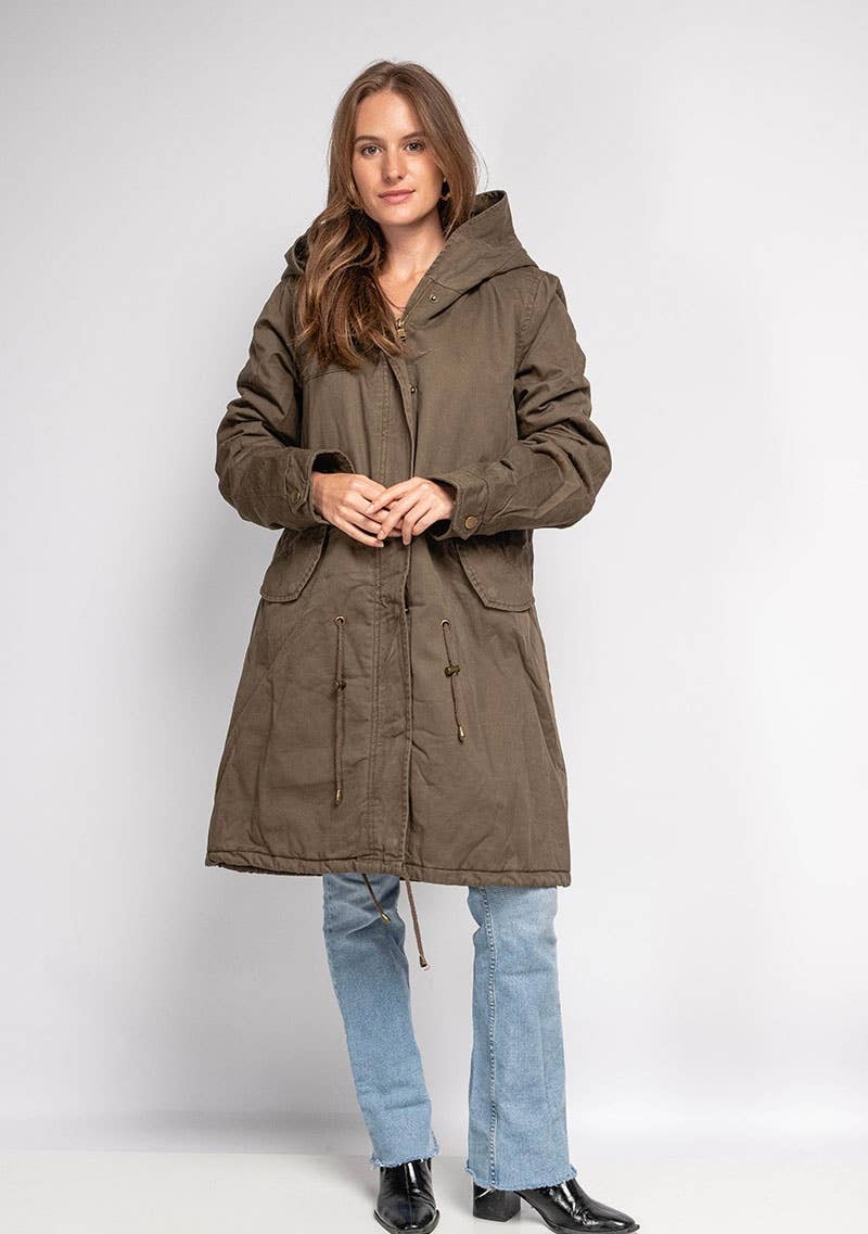 WOMEN'S PARKA, FALL WINTER CLOTHING BASIC 623