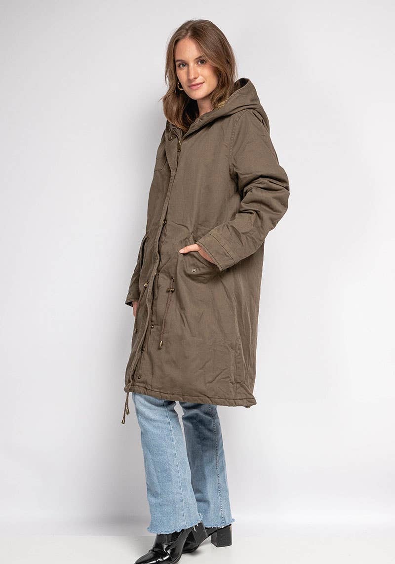 WOMEN'S PARKA, FALL WINTER CLOTHING BASIC 623