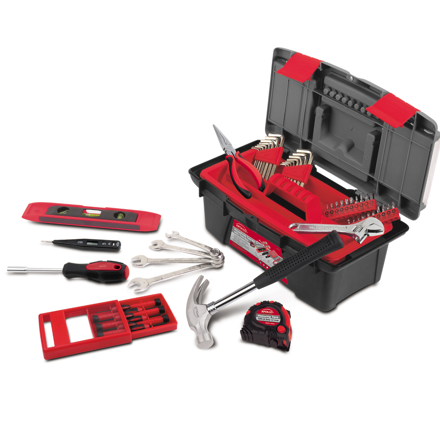 53 Piece Household Tool Kit with Tool Box - DT9773