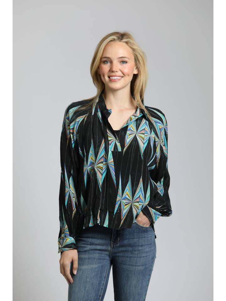 Abstract Blouse