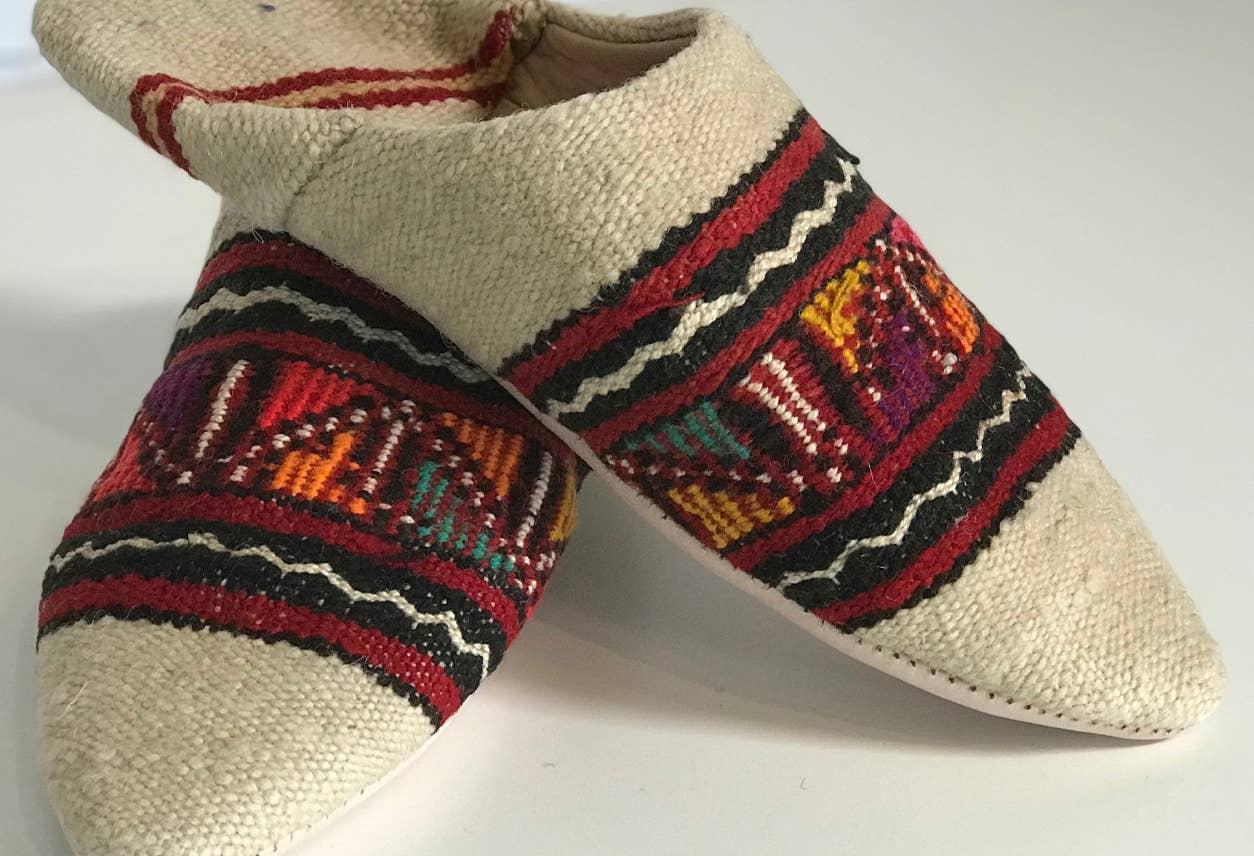 Moroccan Kilim Slippers