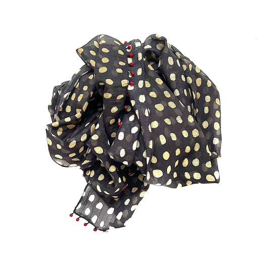 2421 cotton silk scarf