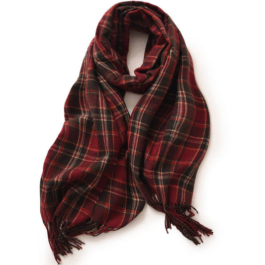 Soft Plaid Scarf