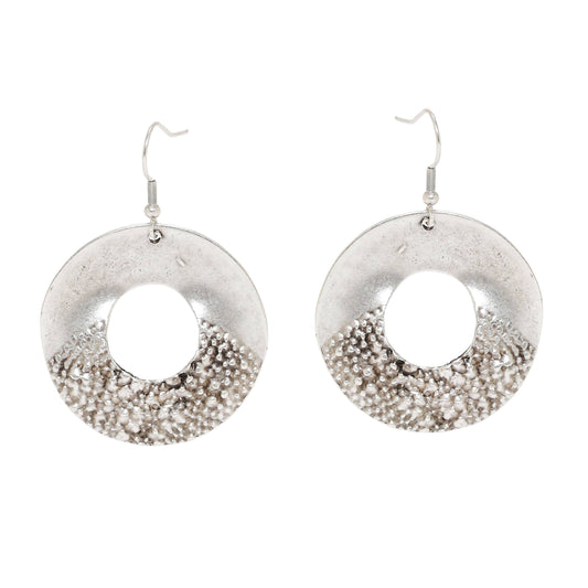 Handmade Pewter Earings - 5108