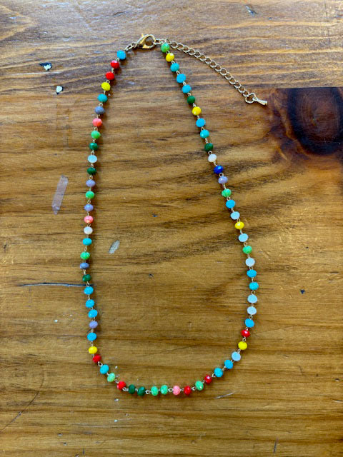 Short SM Bead Necklace SummerR