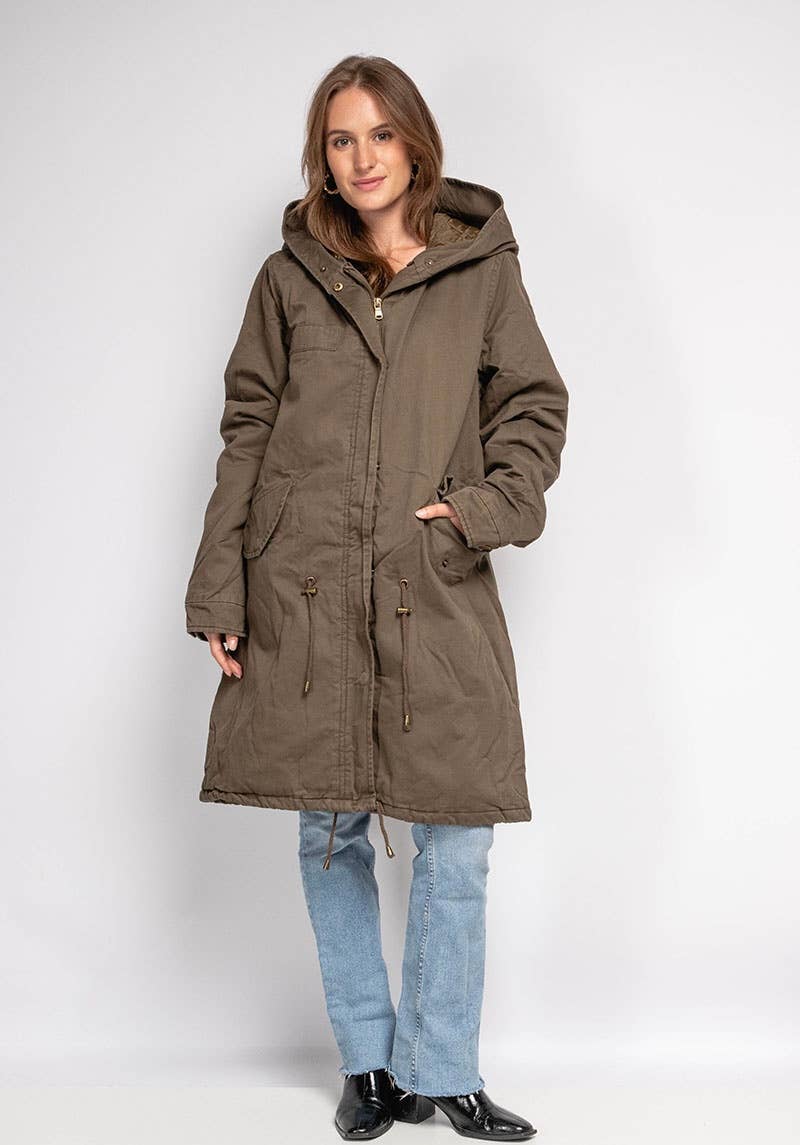 WOMEN'S PARKA, FALL WINTER CLOTHING BASIC 623