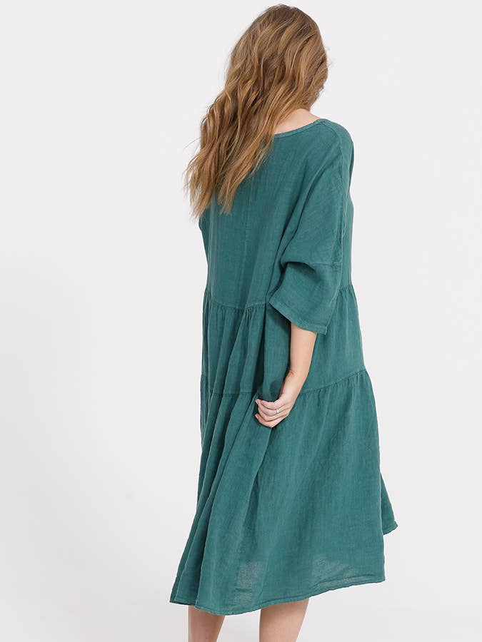 WOMEN - STELLA LINEN DRESS