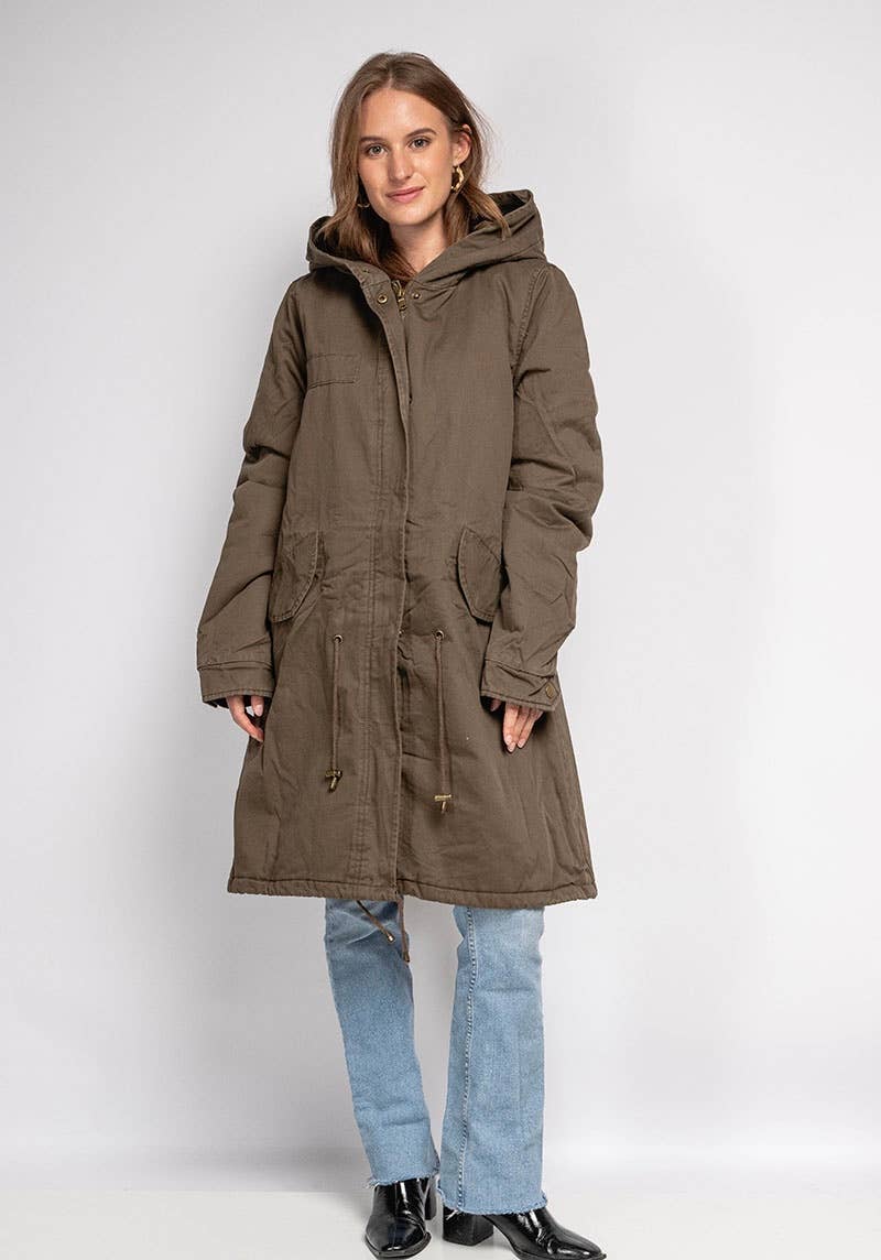 WOMEN'S PARKA, FALL WINTER CLOTHING BASIC 623