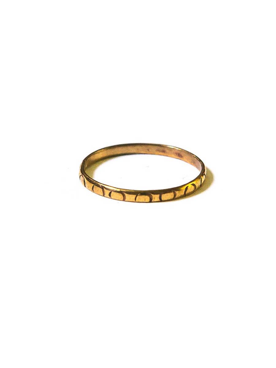 Brass Stacking Rings