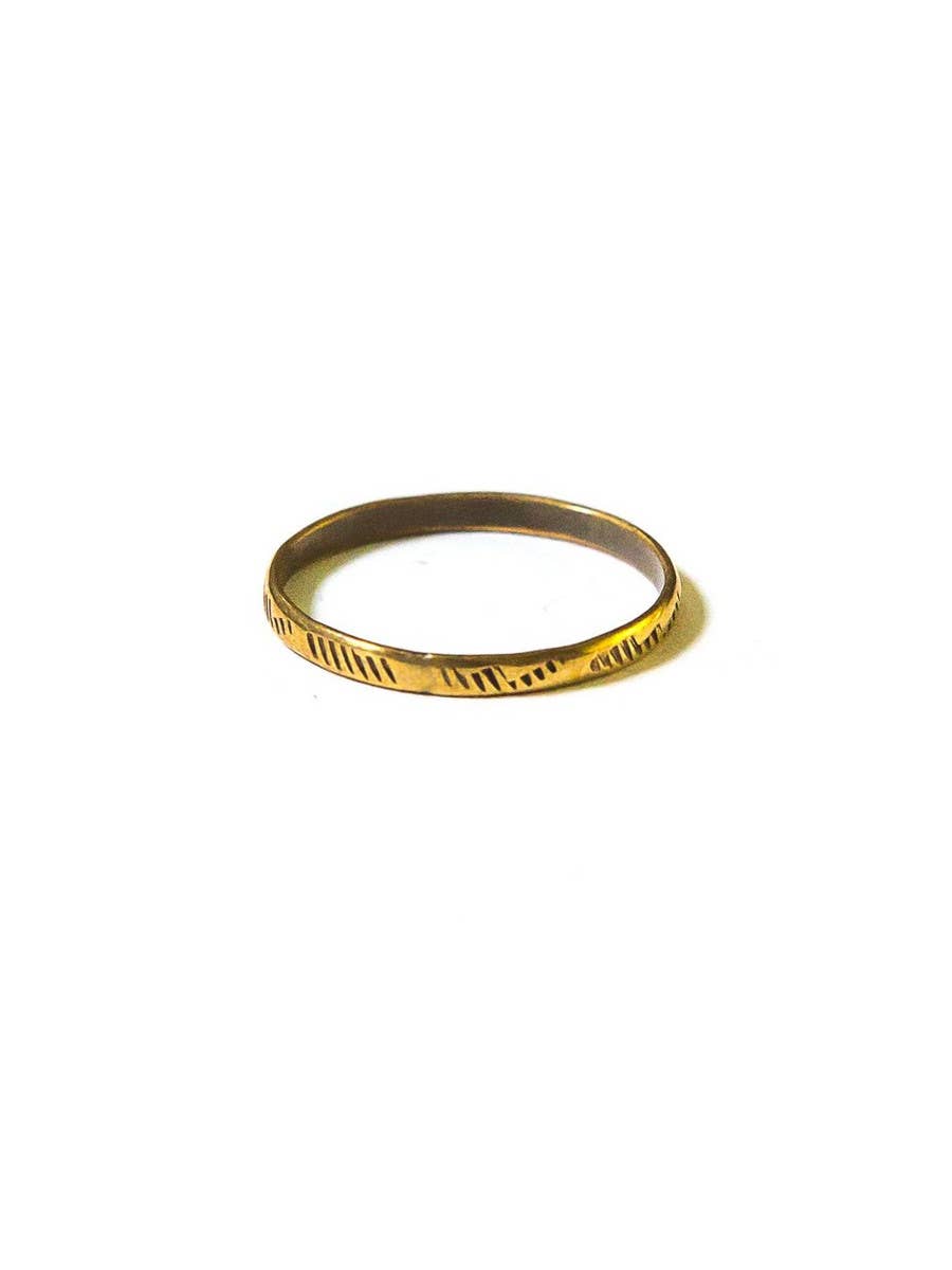 Brass Stacking Rings