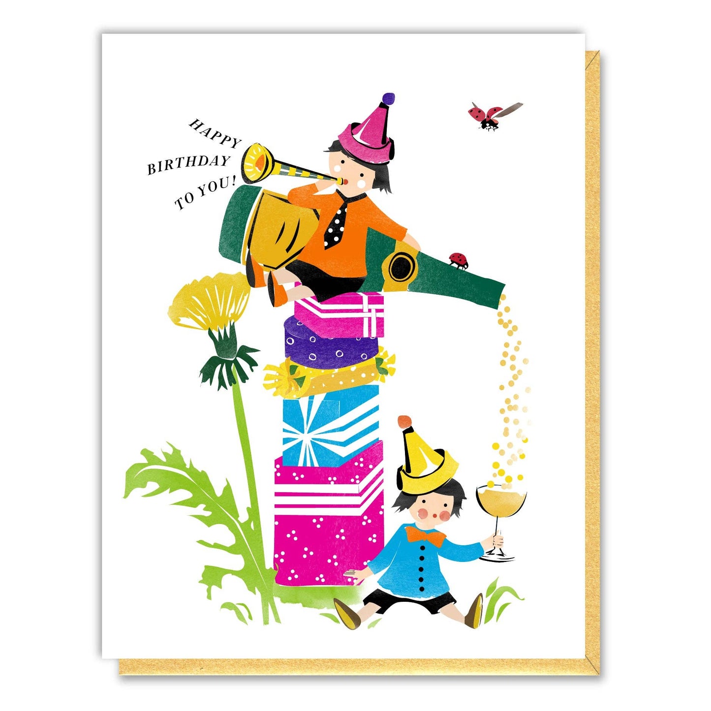 Birthday Revelers Card