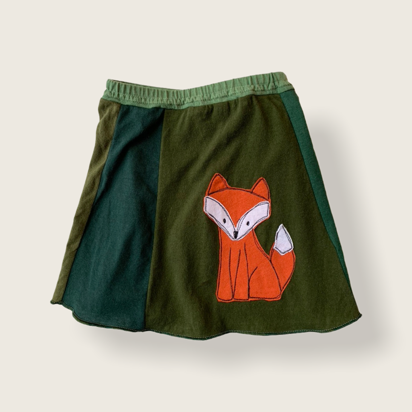 Kids Applique Skirt-Fox